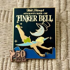 DISNEY 2003 *Rare* LE 5000 "50 Years of Tinker Bell" Medallion Pin